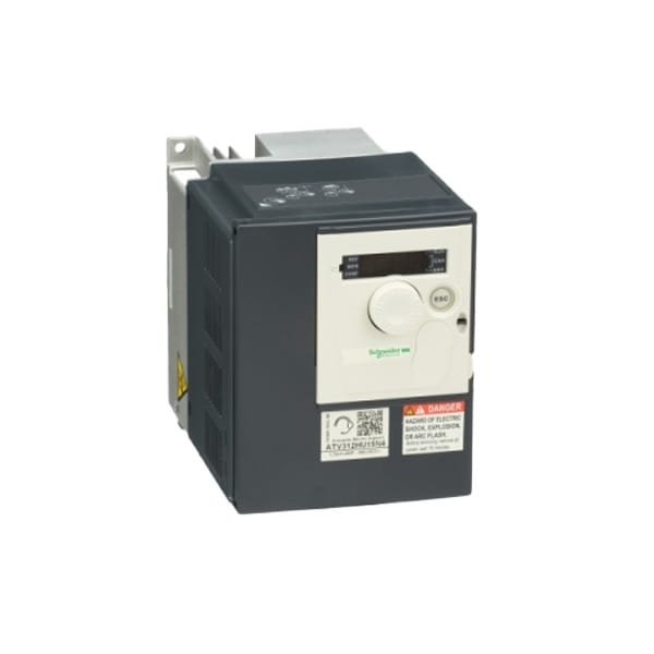 ATV312HU15N4 | Variable Speed Drive, Altivar 312, 1.5kW, 2HP, 323–550V, 3-Phase, 4.1A, CANopen, Modbus