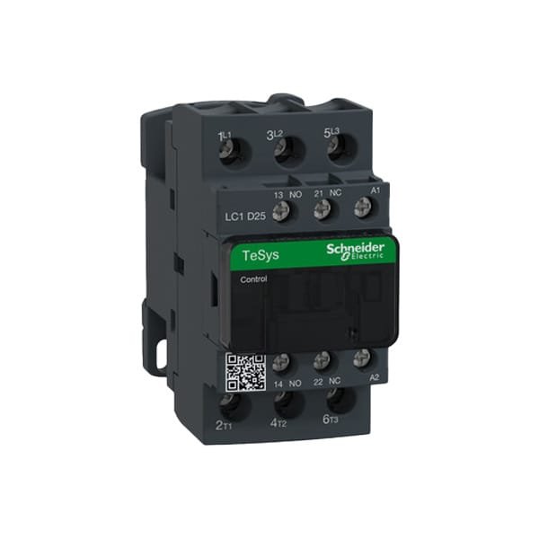 LC1D25P7 | Schneider Electric TeSys Deca Contactor (3P, 25A, 230V AC Coil) Short Description